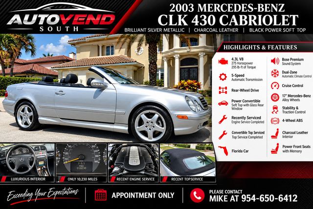 2003 Mercedes-Benz CLK CLK430 2dr Cabriolet 4.3L - 23093268 - 10