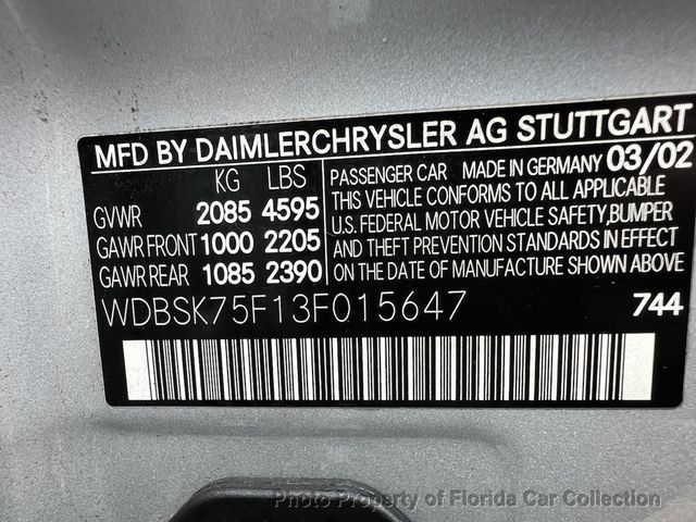 2003 Mercedes-Benz SL-Class SL500 AMG Sport Roadster R230 - 22776324 - 99