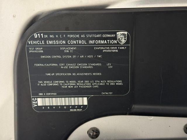 2003 Porsche 911 Carrera 2dr Carrera Cabriolet Tiptronic - 22950706 - 32