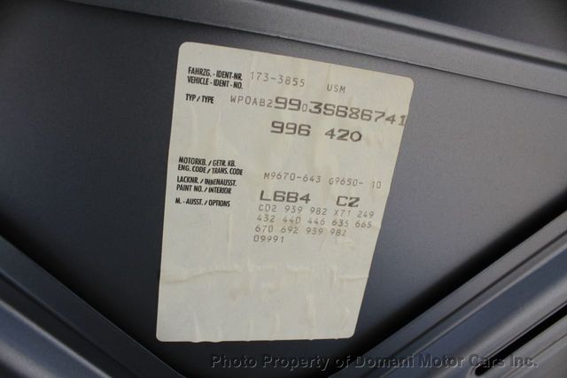 2003 Porsche 911 Carrera Absolutely  like New  Florida Turbo  Example MSRP $118,660 - 20149983 - 50