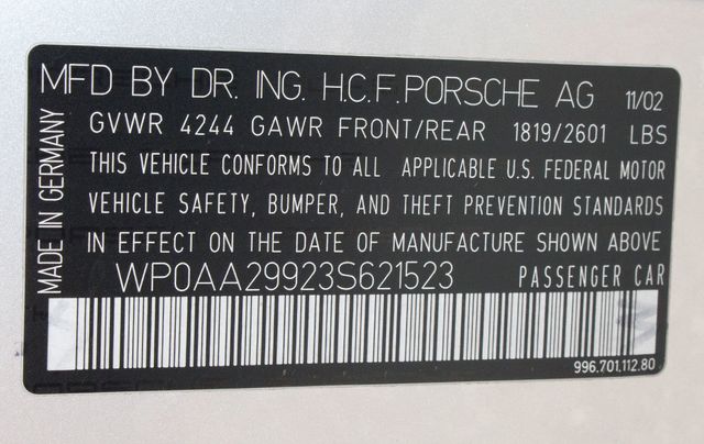 2003 Porsche 911 CARRERA C4S  - 20517770 - 35