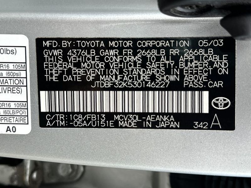 2003 Toyota Camry LE - 22991062 - 19