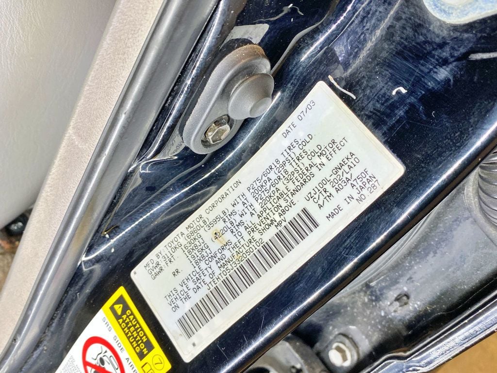 2003 Toyota Land Cruiser 4dr 4WD - 23024491 - 41