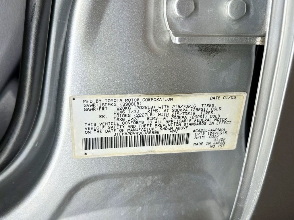 2003 Toyota RAV4 4dr Automatic 4WD - 23053938 - 40