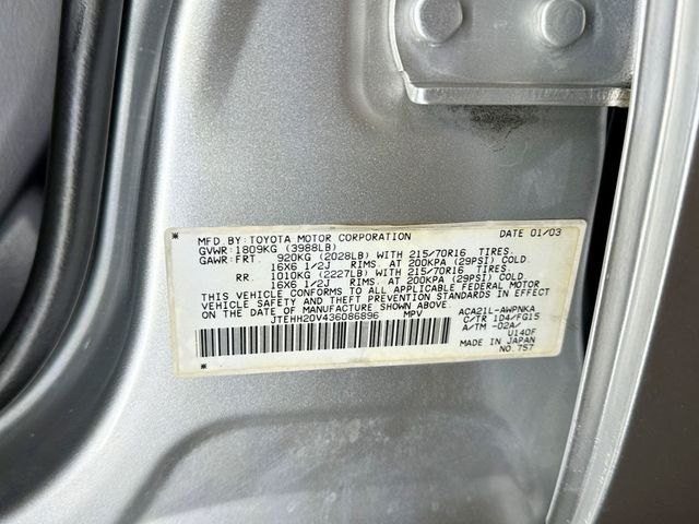 2003 Toyota RAV4 4dr Automatic 4WD - 23053938 - 40