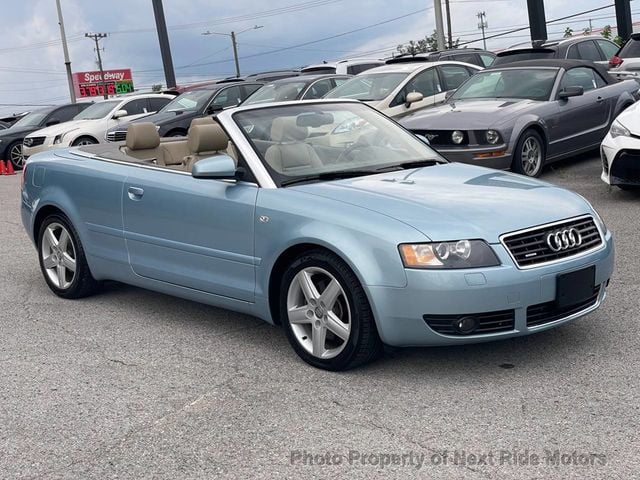 2004 Audi A4 2004 AUDI A4 AWD V6 CONVERTIBLE 1-OWNER LOW MILES 615-730-9991 - 23052781 - 9