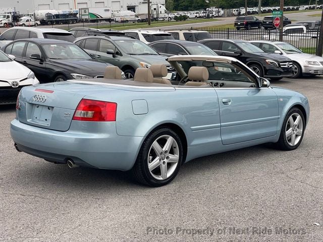 2004 Audi A4 2004 AUDI A4 AWD V6 CONVERTIBLE 1-OWNER LOW MILES 615-730-9991 - 23052781 - 11