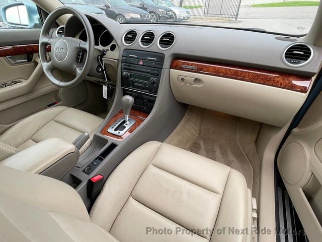 2004 Audi A4 2004 AUDI A4 AWD V6 CONVERTIBLE 1-OWNER LOW MILES 615-730-9991 - 23052781 - 17
