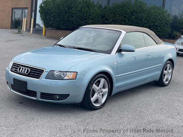 2004 Audi A4 2004 AUDI A4 AWD V6 CONVERTIBLE 1-OWNER LOW MILES 615-730-9991 - 23052781 - 2