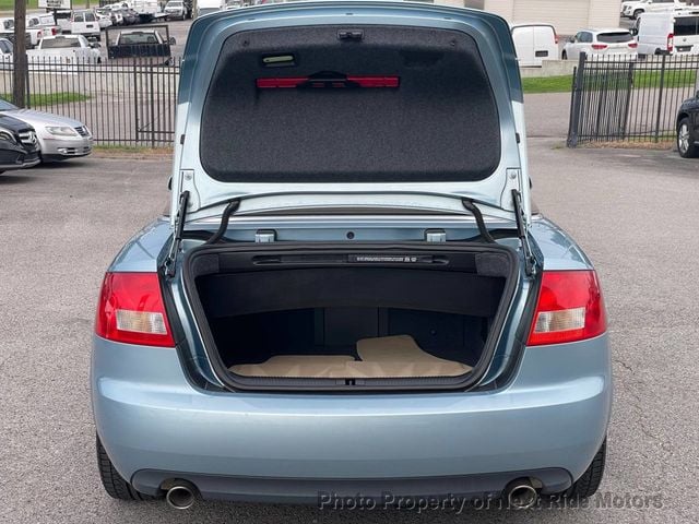 2004 Audi A4 2004 AUDI A4 AWD V6 CONVERTIBLE 1-OWNER LOW MILES 615-730-9991 - 23052781 - 30