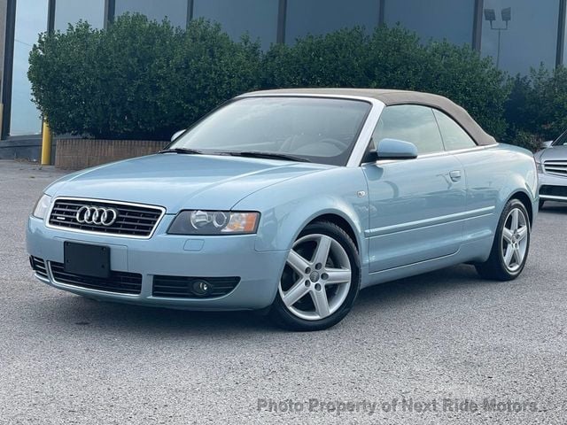 2004 Audi A4 2004 AUDI A4 AWD V6 CONVERTIBLE 1-OWNER LOW MILES 615-730-9991 - 23052781 - 32