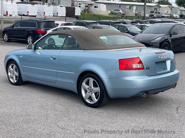 2004 Audi A4 2004 AUDI A4 AWD V6 CONVERTIBLE 1-OWNER LOW MILES 615-730-9991 - 23052781 - 4