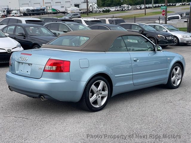 2004 Audi A4 2004 AUDI A4 AWD V6 CONVERTIBLE 1-OWNER LOW MILES 615-730-9991 - 23052781 - 5