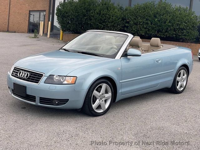 2004 Audi A4 2004 AUDI A4 AWD V6 CONVERTIBLE 1-OWNER LOW MILES 615-730-9991 - 23052781 - 8