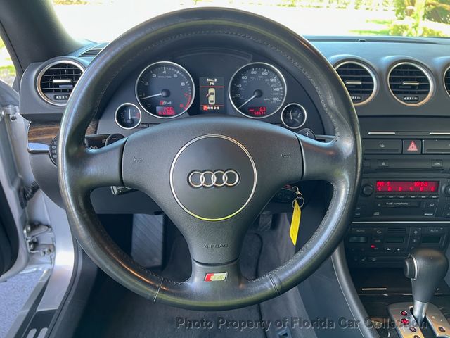 2004 Audi S4 Cabriolet Quattro Premium 4.2L V8 - 22856079 - 46
