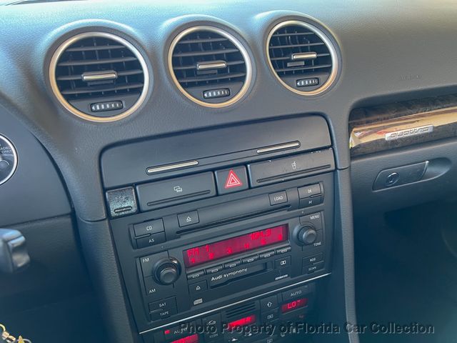 2004 Audi S4 Cabriolet Quattro Premium 4.2L V8 - 22856079 - 49