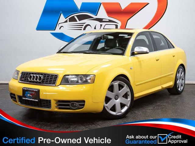 2004 Audi S4 CLEAN CARFAX, AWD, 6-SPD MANUAL, SUNROOF, PREMIUM, BOSE SOUND - 22433264 - 0