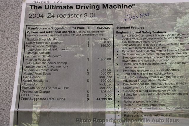 2004 BMW Z4 Roadster 3.0i - 22920294 - 31