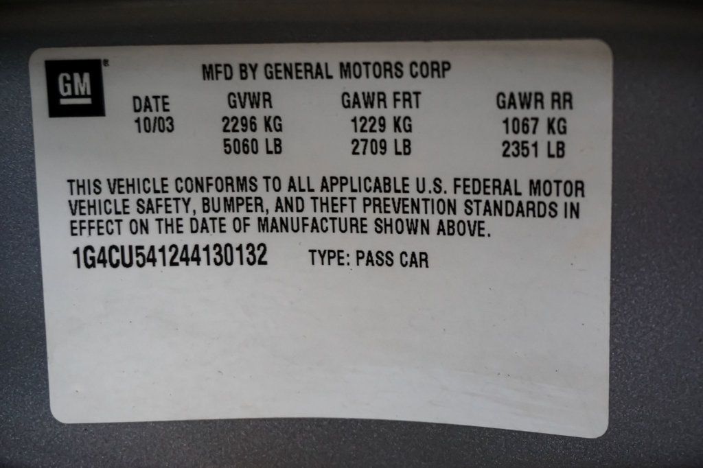 2004 Buick Park Avenue *Park Avenue Ultra* *3800 V6 Supercharged* - 23017169 - 17