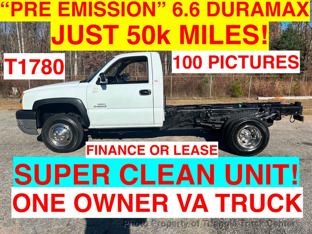 2004 Chevrolet 3500 CAB CHASSIS JUST 50k MILES! PRE EMISSION DURAMAX! NO DEF & NO DPF! - 22928959 | Video 1