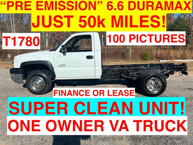 2004 Chevrolet 3500 CAB CHASSIS JUST 50k MILES! PRE EMISSION DURAMAX! NO DEF & NO DPF! - 22928959 - 0