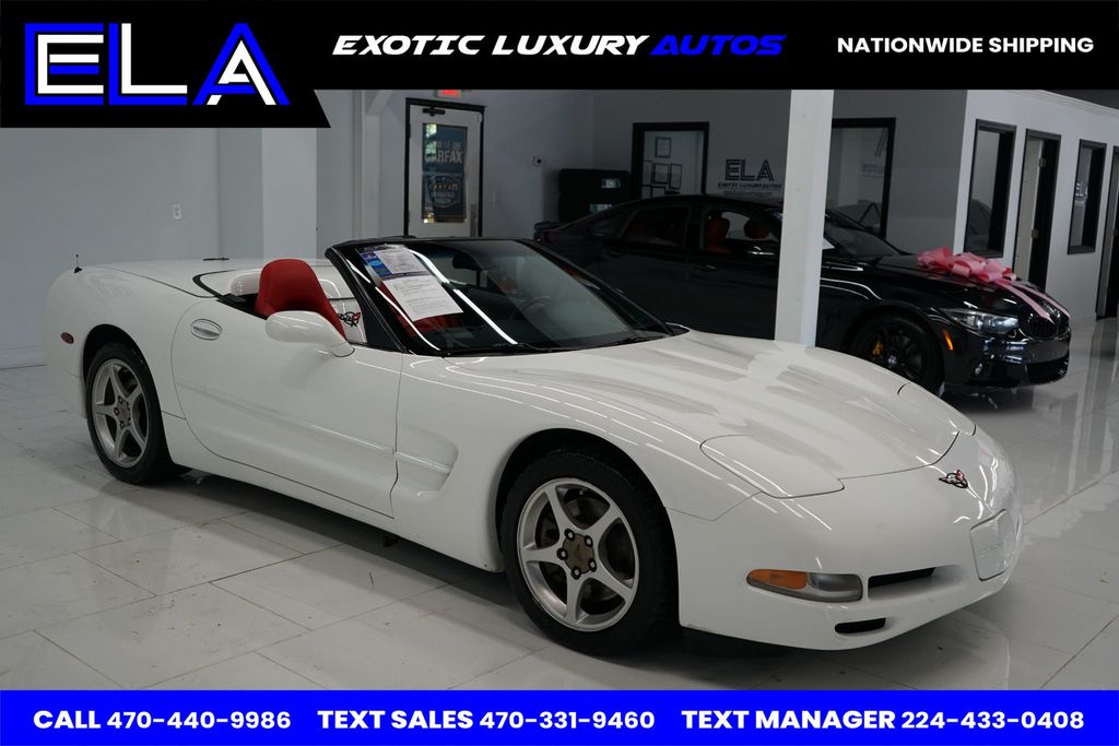 2004 Chevrolet Corvette CONVERTIBLE! RED INTERIOR ! ONLY 84K MILES CLEAN! CARFAX!  MINT! - 22462023 - 14
