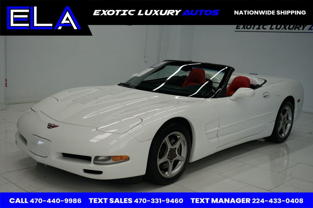 2004 Chevrolet Corvette CONVERTIBLE! RED INTERIOR ! ONLY 84K MILES CLEAN! CARFAX!  MINT! - 22462023 - 1
