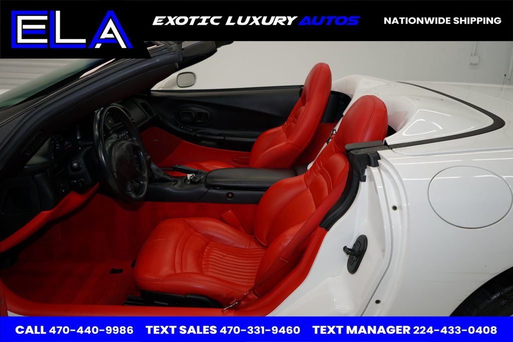 2004 Chevrolet Corvette CONVERTIBLE! RED INTERIOR ! ONLY 84K MILES CLEAN! CARFAX!  MINT! - 22462023 - 19