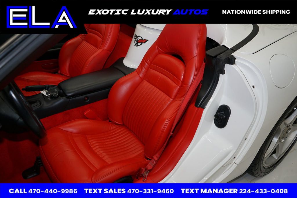 2004 Chevrolet Corvette CONVERTIBLE! RED INTERIOR ! ONLY 84K MILES CLEAN! CARFAX!  MINT! - 22462023 - 21