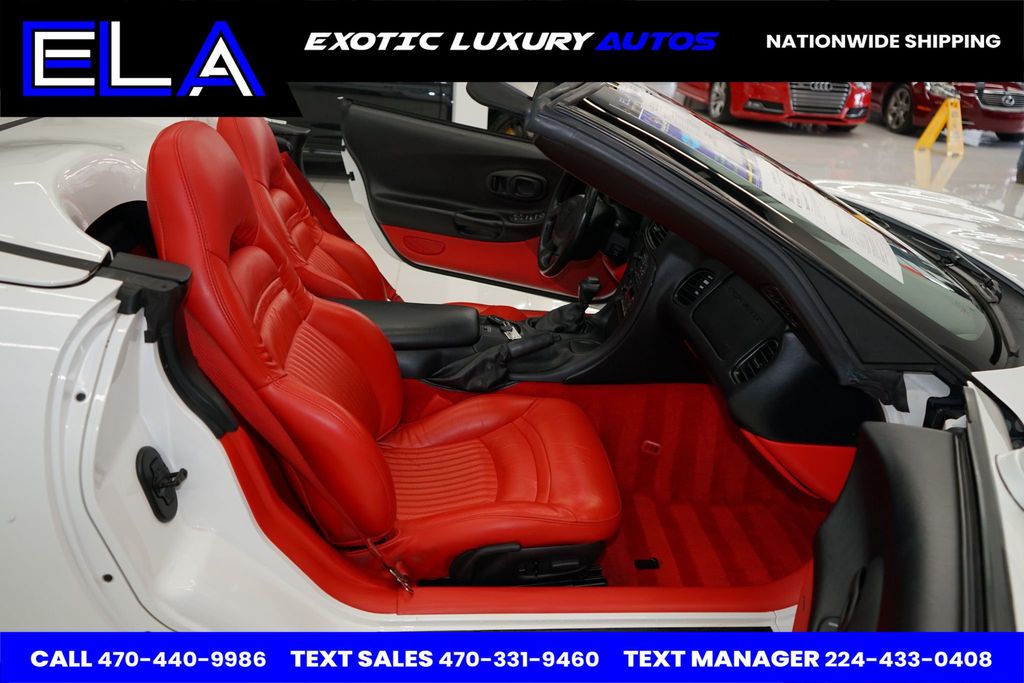 2004 Chevrolet Corvette CONVERTIBLE! RED INTERIOR ! ONLY 84K MILES CLEAN! CARFAX!  MINT! - 22462023 - 22