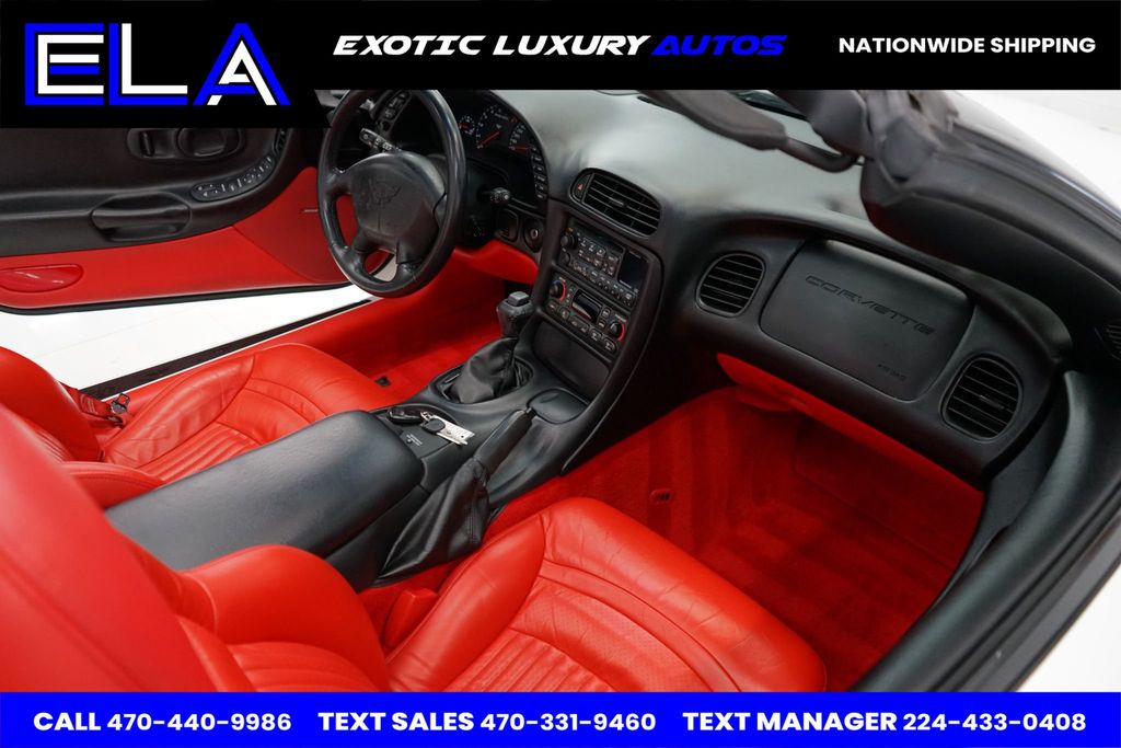 2004 Chevrolet Corvette CONVERTIBLE! RED INTERIOR ! ONLY 84K MILES CLEAN! CARFAX!  MINT! - 22462023 - 25