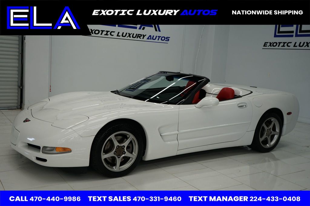 2004 Chevrolet Corvette CONVERTIBLE! RED INTERIOR ! ONLY 84K MILES CLEAN! CARFAX!  MINT! - 22462023 - 2