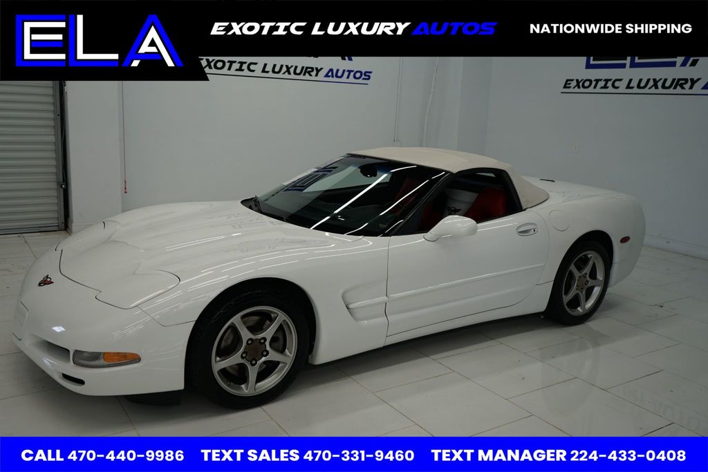2004 Chevrolet Corvette CONVERTIBLE! RED INTERIOR ! ONLY 84K MILES CLEAN! CARFAX!  MINT! - 22462023 - 35