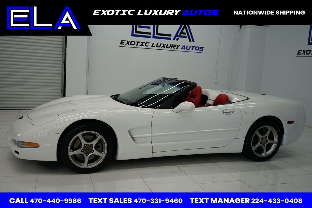 2004 Chevrolet Corvette CONVERTIBLE! RED INTERIOR ! ONLY 84K MILES CLEAN! CARFAX!  MINT! - 22462023 - 3