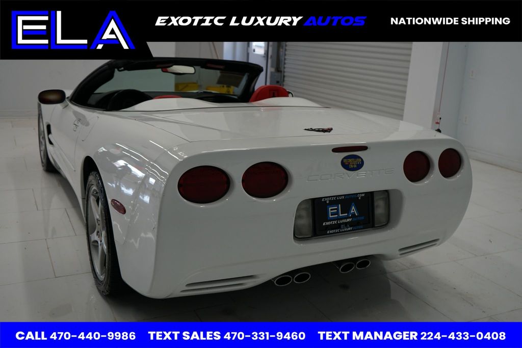 2004 Chevrolet Corvette CONVERTIBLE! RED INTERIOR ! ONLY 84K MILES CLEAN! CARFAX!  MINT! - 22462023 - 7