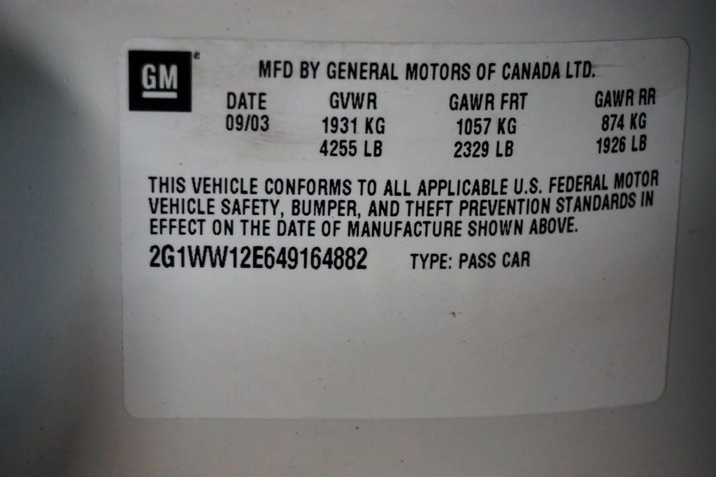 2004 Chevrolet Monte Carlo *Monte Carlo LS* Only 21k Miles* *All Original* - 23012051 - 18