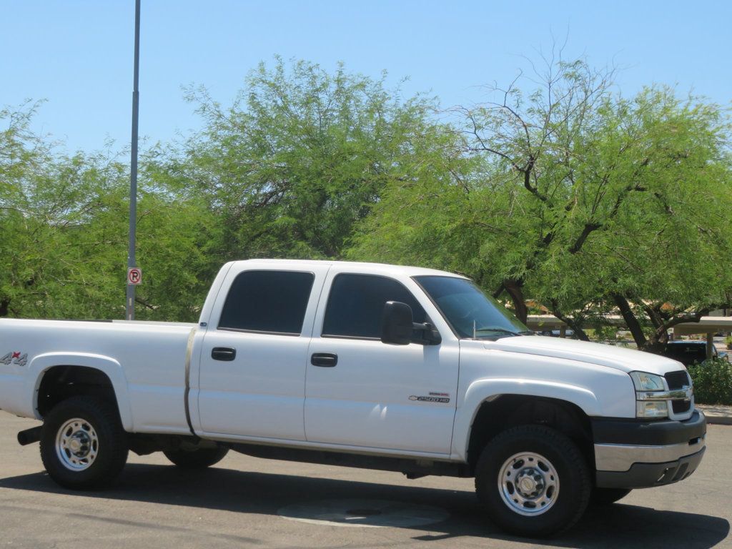 2004 Chevrolet Silverado 2500HD 3OWNER EXTRA CLEAN DURAMAX DIESEL 4X4 CREWCAB INJECTORS DONE  - 23059854 - 3
