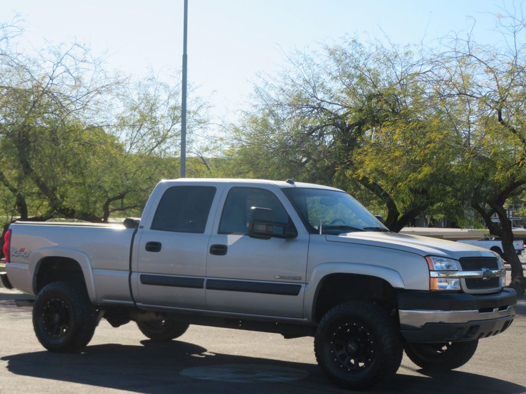 2004 Chevrolet Silverado 2500HD CREW CAB 4X4 2500 SILVERADO 2OWNER EXTAR CLEAN LIFTED  - 22977715 - 3
