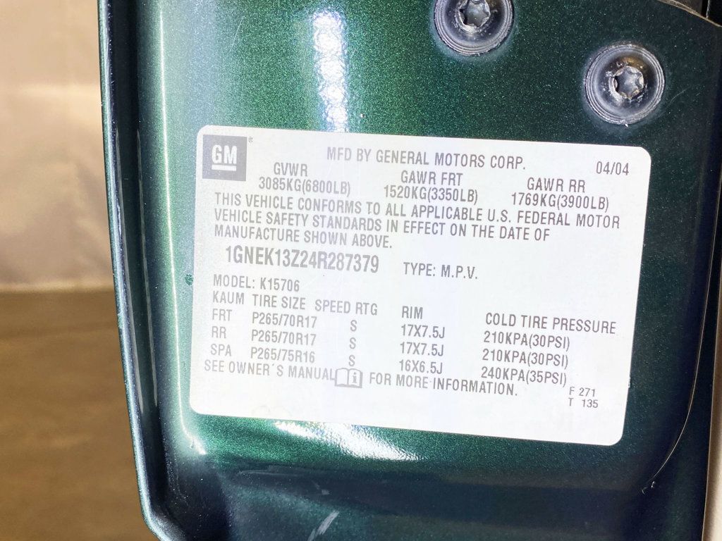 2004 Chevrolet Tahoe 4dr 1500 4WD Z71 - 22942349 - 58