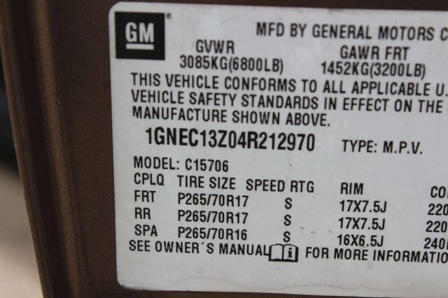 2004 Chevrolet Tahoe Base 4dr SUV - 23023435 - 10