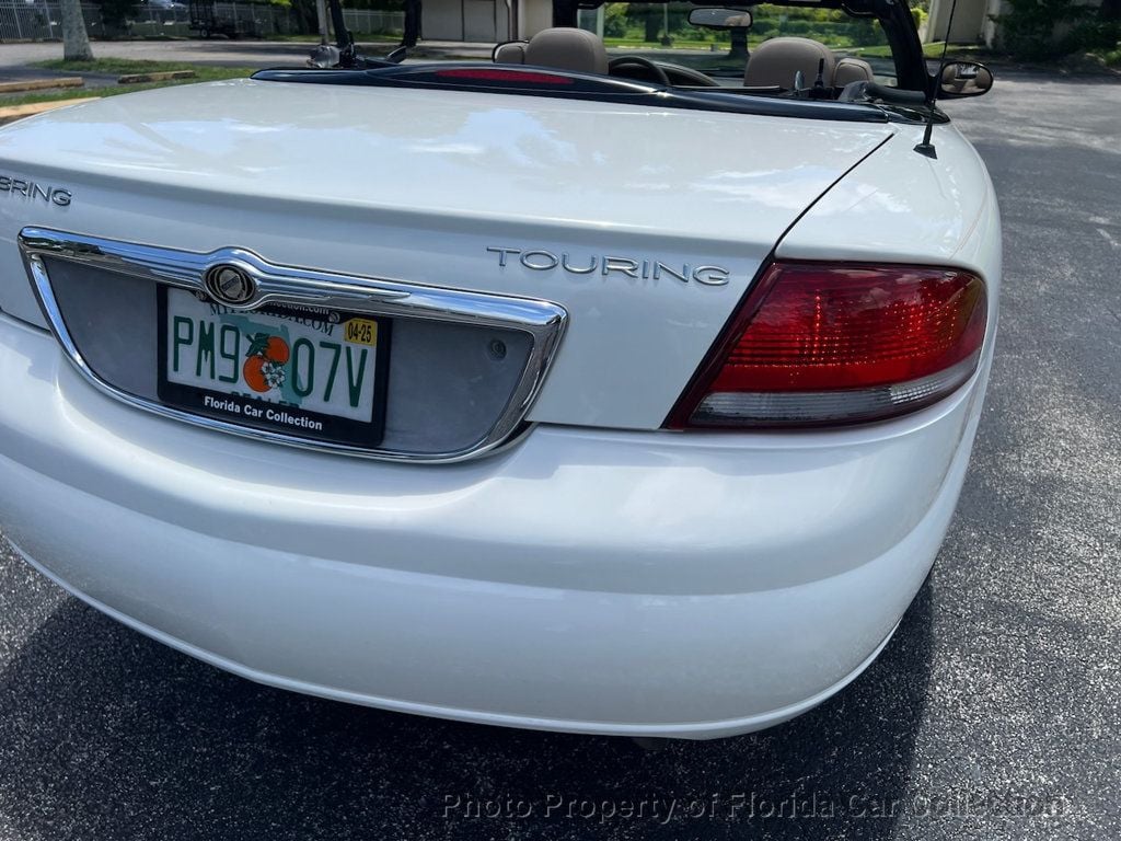 2004 Chrysler Sebring Convertible Touring Automatic - 22535699 - 27