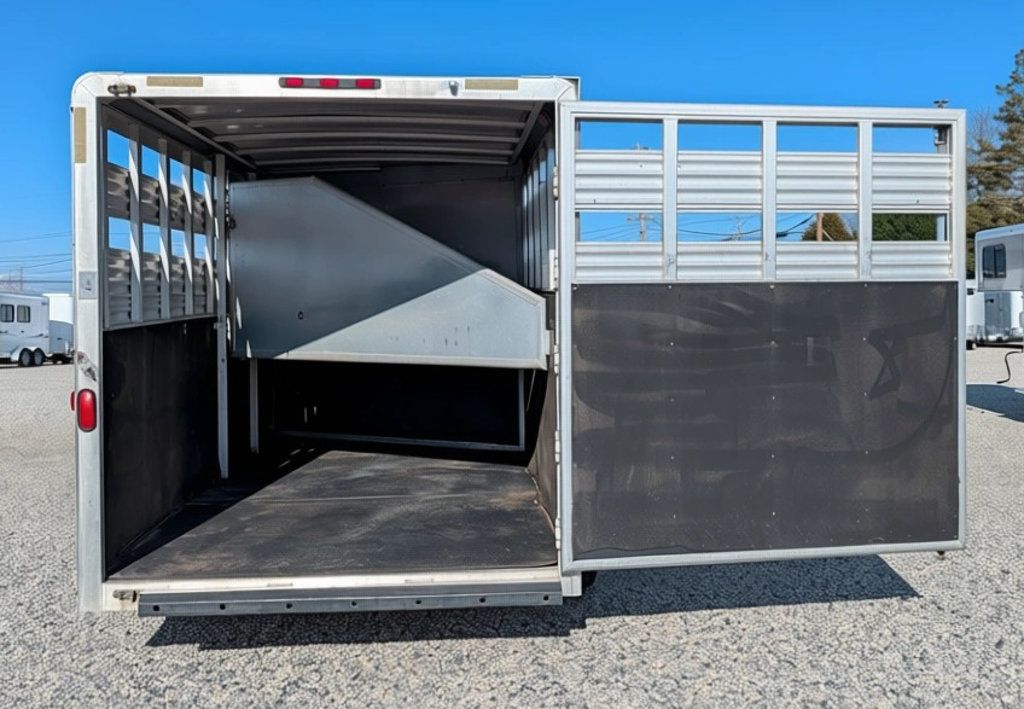 2004 Exiss 3 Horse Slant Open Air Goose Neck  - 22952692 - 5