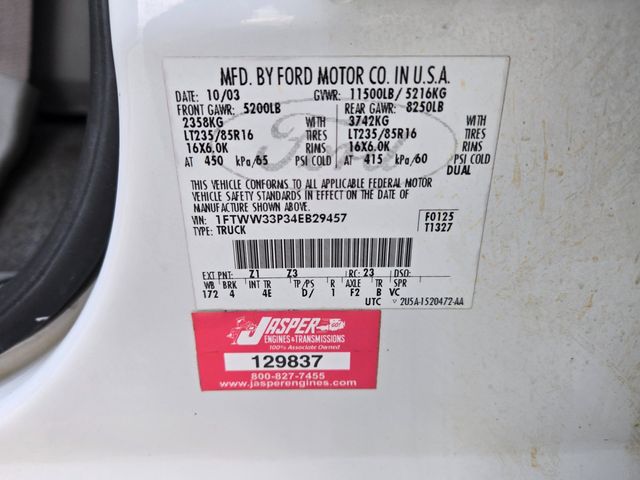 2004 Ford F-350 Super Duty Lariat 4dr Crew Cab 4WD LB DRW - 22974826 - 79