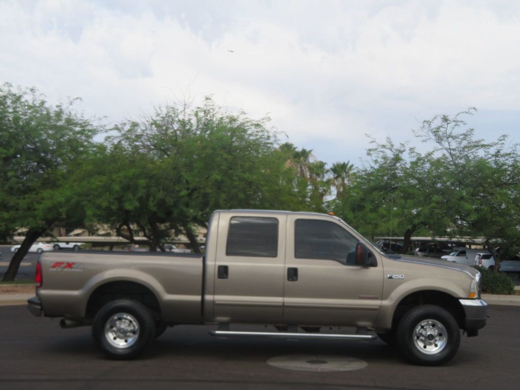 2004 Ford Super Duty F-250 CREW CAB 4X4 POWERSTROKE DIESEL EXTRA  CLEAN LOW MILES AZ DIESEL - 23048797 - 2