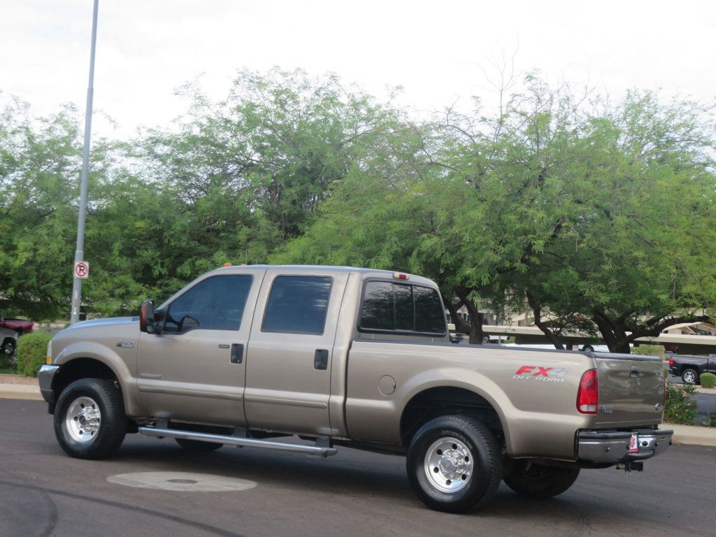 2004 Ford Super Duty F-250 CREW CAB 4X4 POWERSTROKE DIESEL EXTRA  CLEAN LOW MILES AZ DIESEL - 23048797 - 4