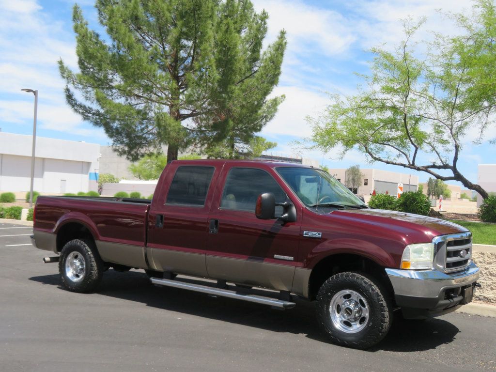 2004 Ford Super Duty F-250 LOW MILE POWERSTROKE DIESEL EXTRA CLEAN 4X4 LONGBED LARIAT  - 22404448 - 3
