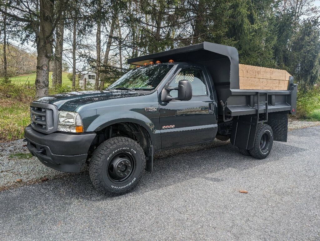 2004 Ford Super Duty F-350 DRW Cab-Chassis BULLET PROOFED SIX SPEED 4x4 Dump Truck - 22342815 - 9