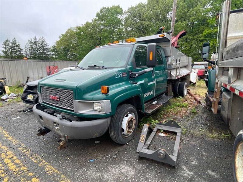 2004 GMC C5500 CREW CAB MASON DUMP WITH PLOW 33.000 ORIGINALMILES - 21424438 - 1