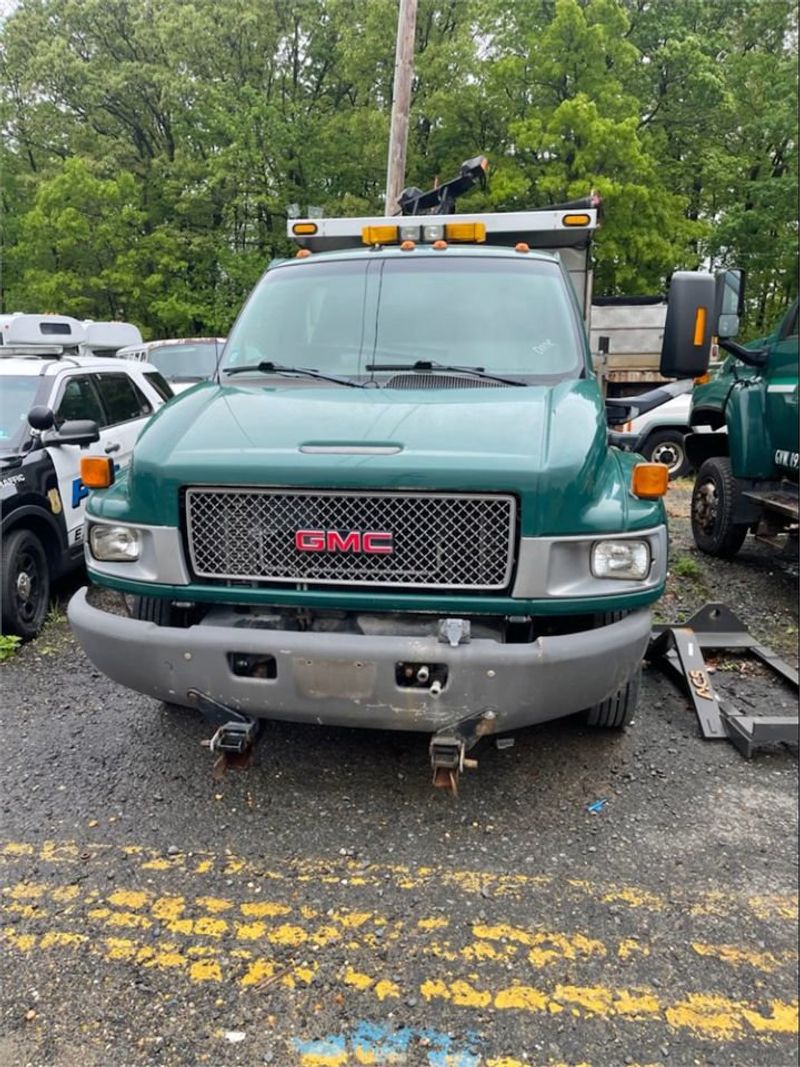 2004 GMC C5500 CREW CAB MASON DUMP WITH PLOW 33.000 ORIGINALMILES - 21424438 - 3