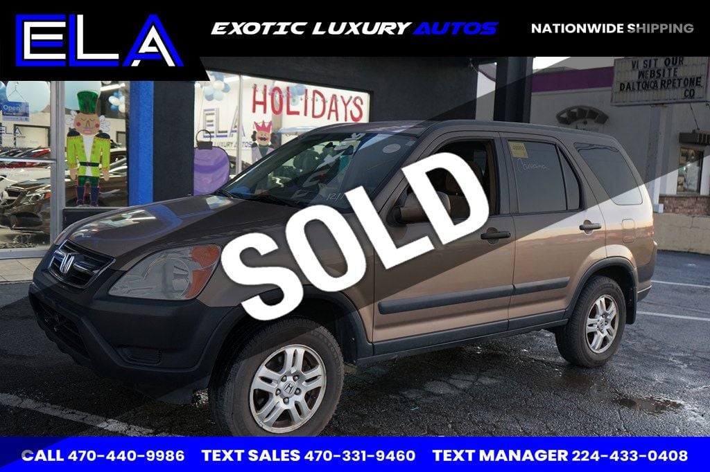 2004 Honda CR-V ONE OWNER SINCE NEW WOW! ALL WHEEL DRIVE! HARD TO FIND LOW MILES - 22743487 - 0